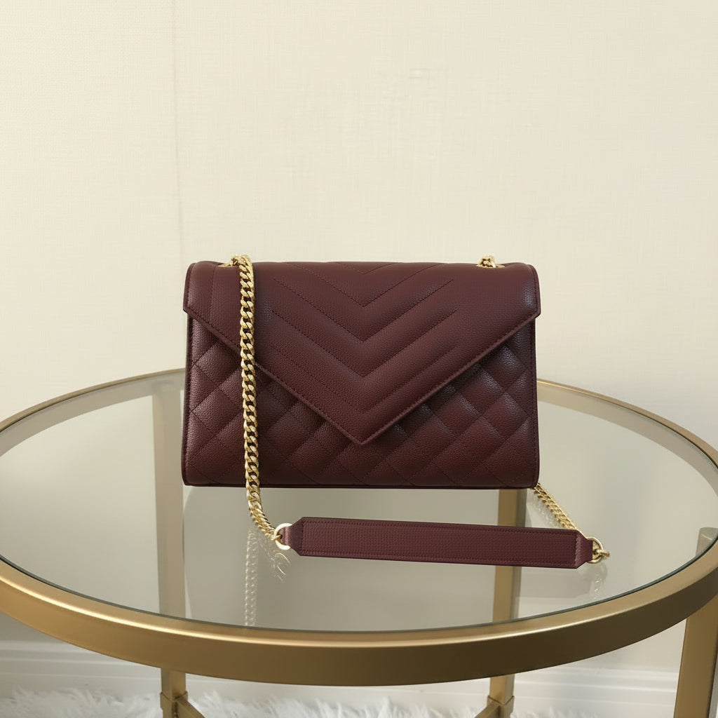 YSL CSSD Bordeaux Handbag